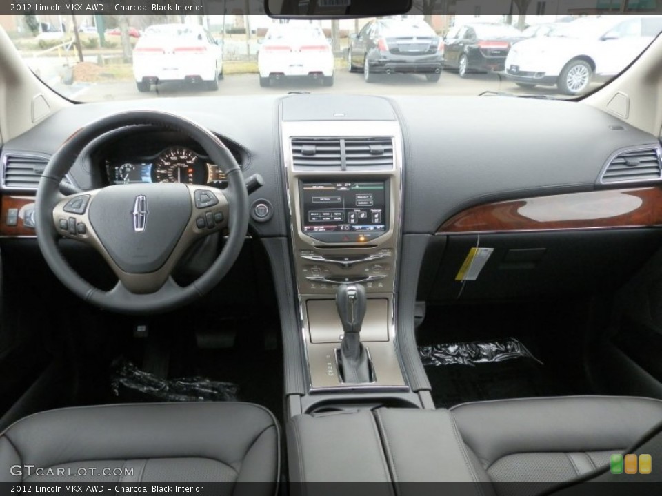 Charcoal Black Interior Dashboard for the 2012 Lincoln MKX AWD #62506150
