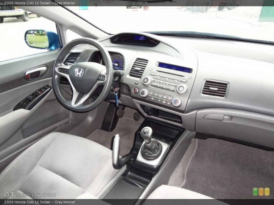 Gray Interior Photo for the 2009 Honda Civic LX Sedan #62507214