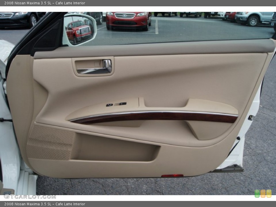Cafe Latte Interior Door Panel for the 2008 Nissan Maxima 3.5 SL #62509191