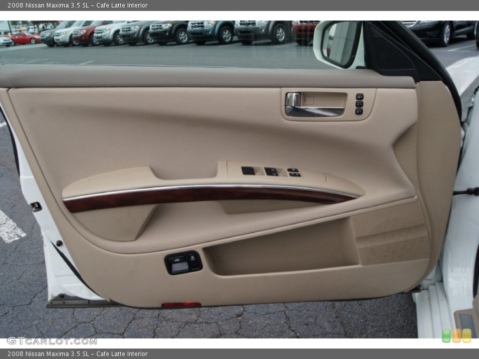 Cafe Latte Interior Door Panel for the 2008 Nissan Maxima 3.5 SL #62509243