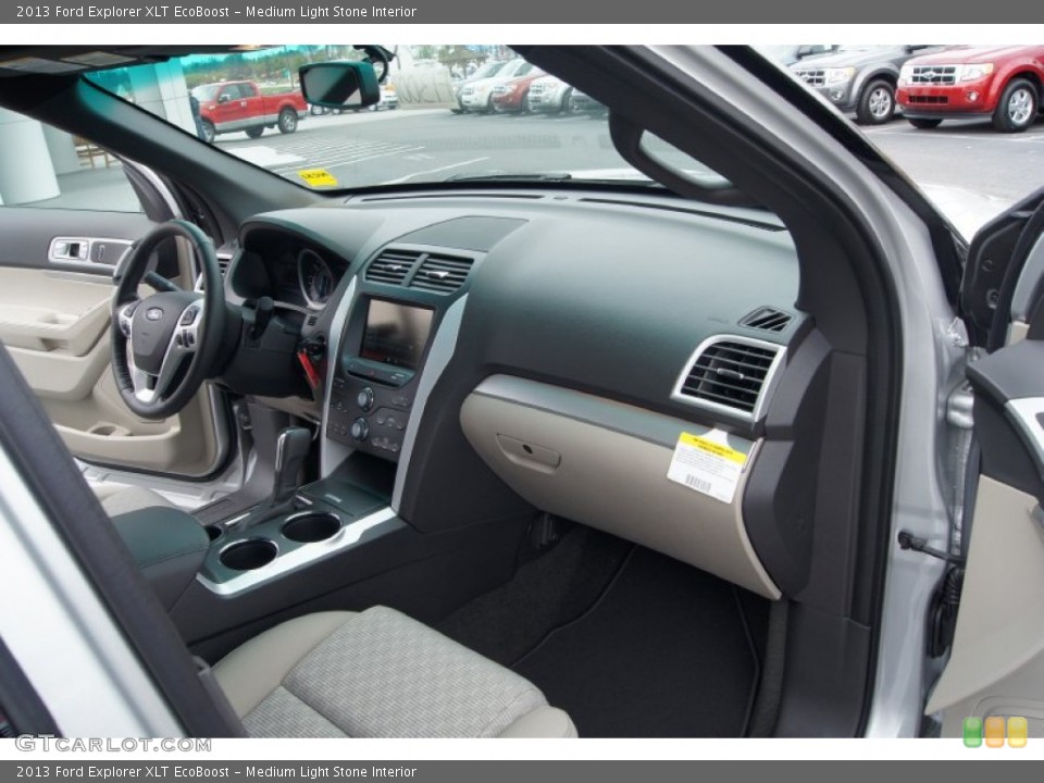 Medium Light Stone Interior Dashboard for the 2013 Ford Explorer XLT EcoBoost #62509588