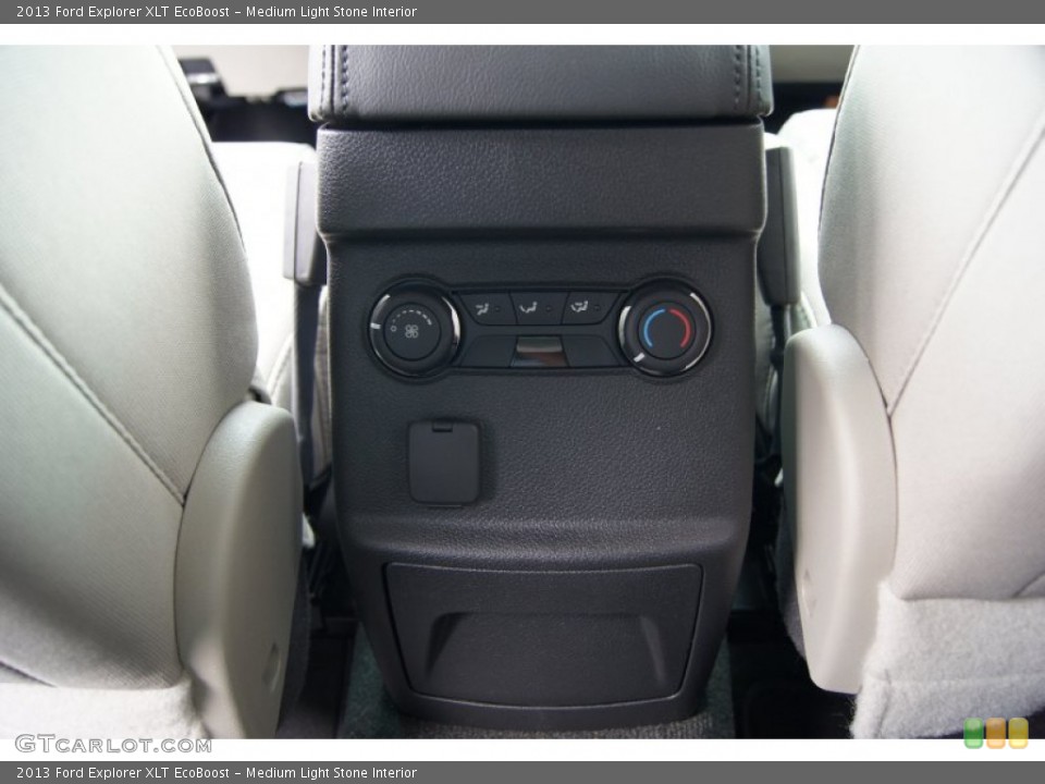 Medium Light Stone Interior Controls for the 2013 Ford Explorer XLT EcoBoost #62509630