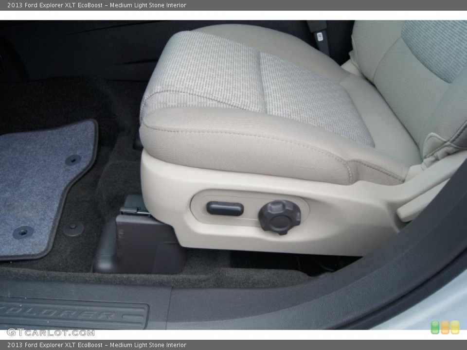 Medium Light Stone Interior Front Seat for the 2013 Ford Explorer XLT EcoBoost #62509657