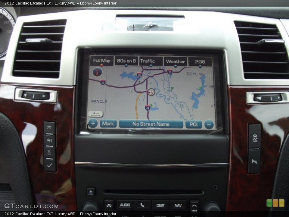 Ebony/Ebony Interior Navigation for the 2012 Cadillac Escalade EXT Luxury AWD #62510488