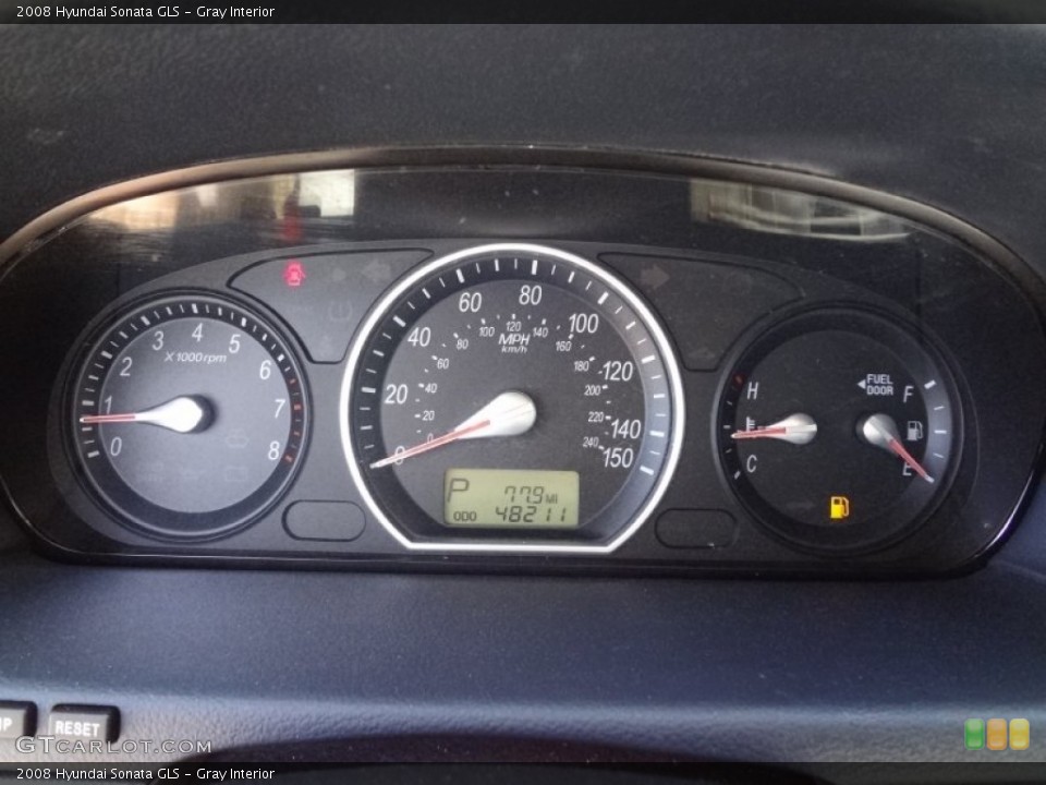 Gray Interior Gauges for the 2008 Hyundai Sonata GLS #62510650