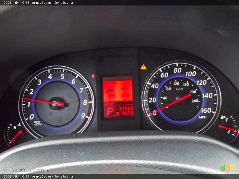 Stone Interior Gauges for the 2008 Infiniti G 35 Journey Sedan #62511280