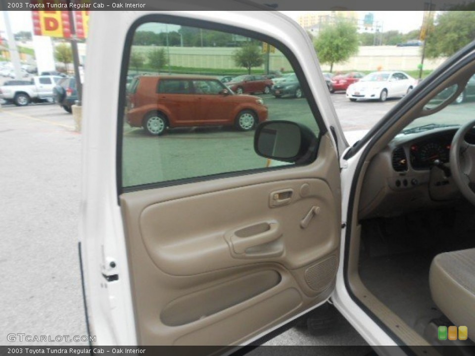 Oak Interior Door Panel for the 2003 Toyota Tundra Regular Cab #62511721