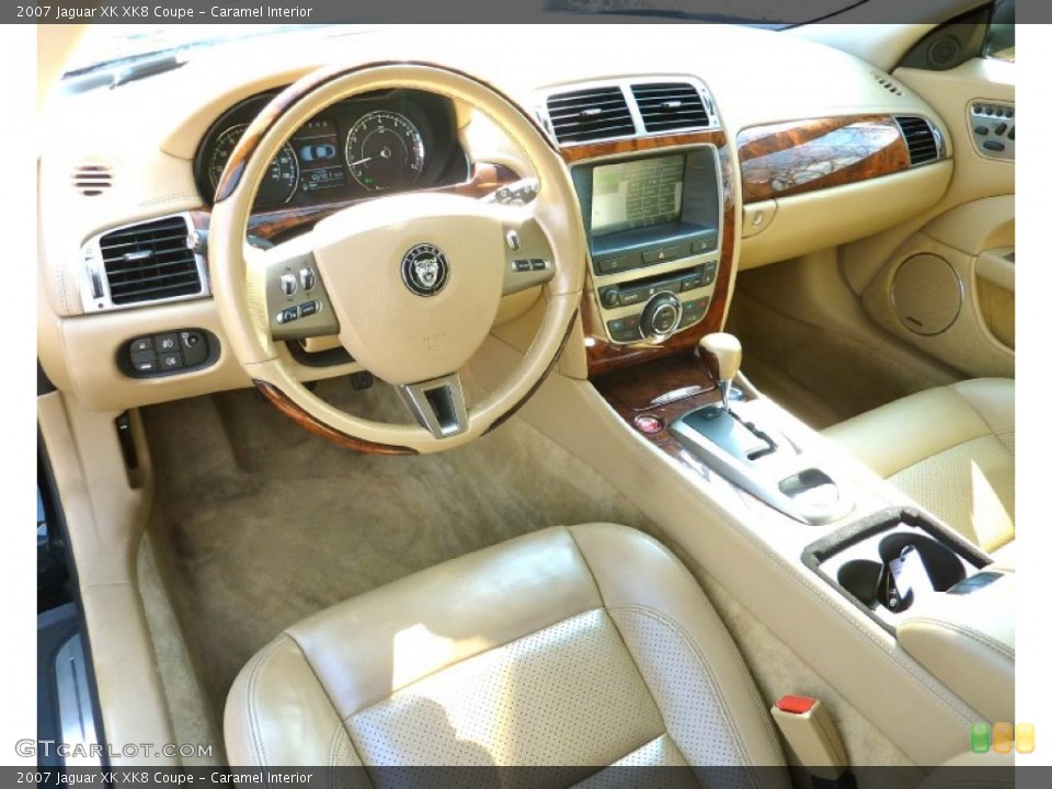 Caramel Interior Prime Interior for the 2007 Jaguar XK XK8 Coupe #62512054