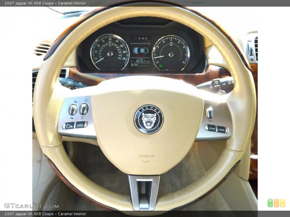 Caramel Interior Steering Wheel for the 2007 Jaguar XK XK8 Coupe #62512108