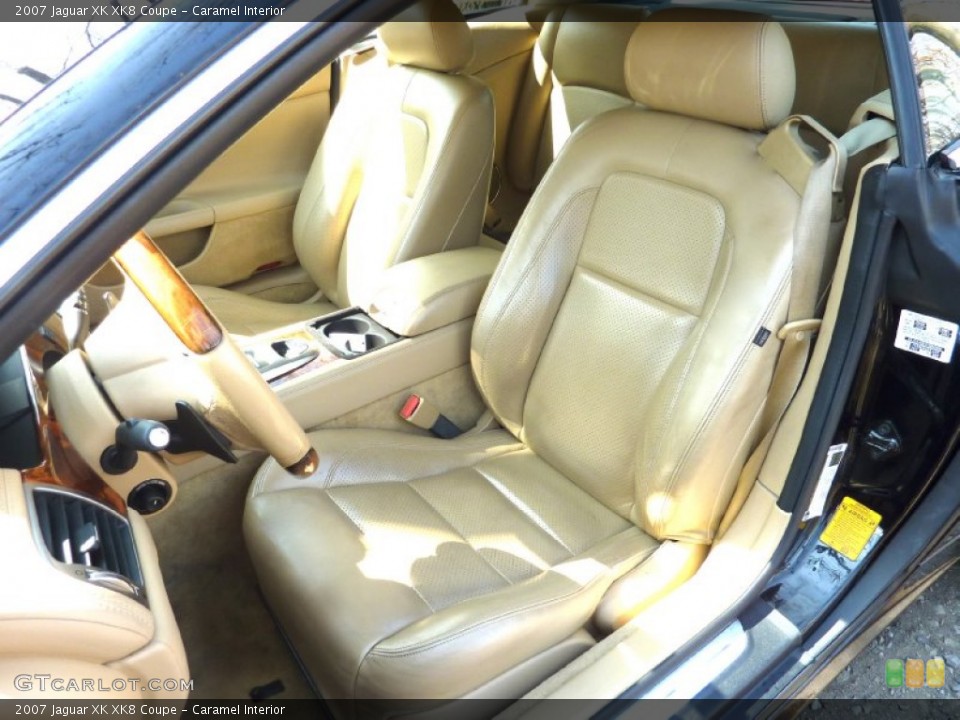 Caramel Interior Front Seat for the 2007 Jaguar XK XK8 Coupe #62512174