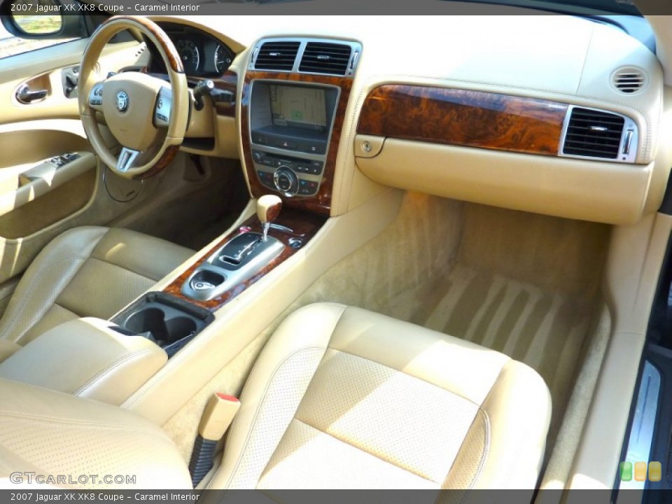 Caramel Interior Dashboard for the 2007 Jaguar XK XK8 Coupe #62512213