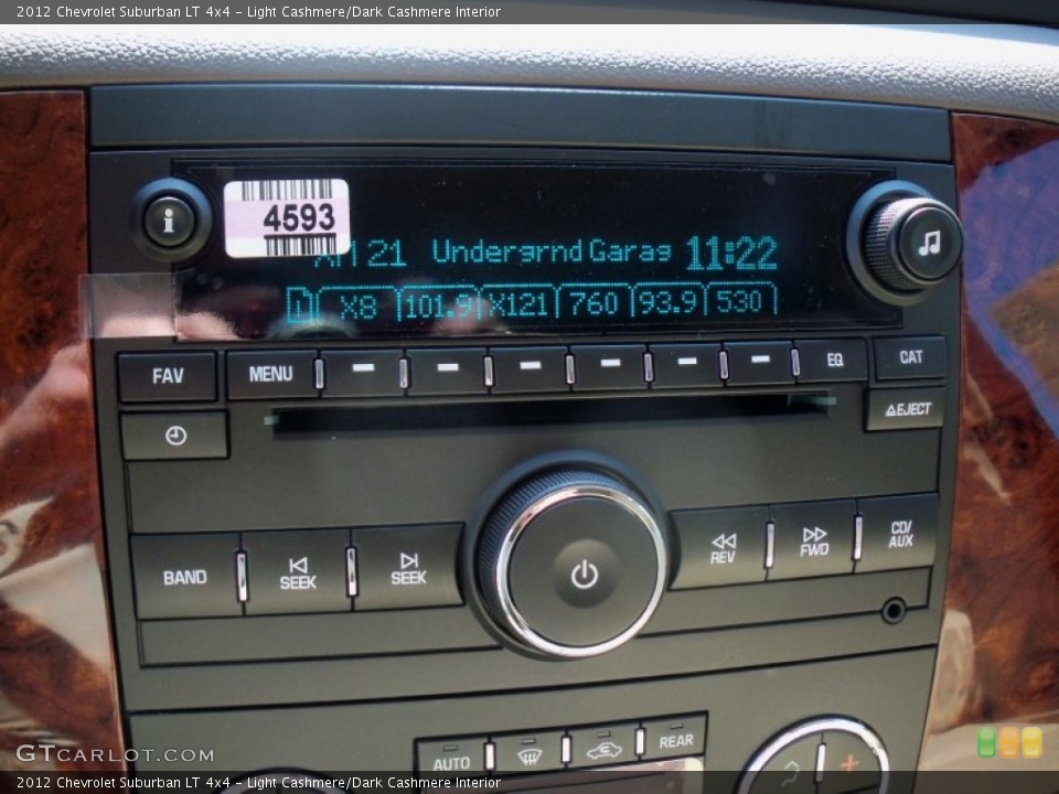 Light Cashmere/Dark Cashmere Interior Audio System for the 2012 Chevrolet Suburban LT 4x4 #62513941