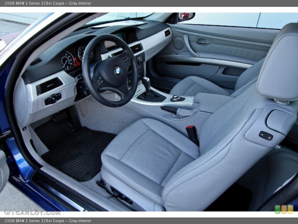 Gray Interior Prime Interior for the 2008 BMW 3 Series 328xi Coupe #62515268
