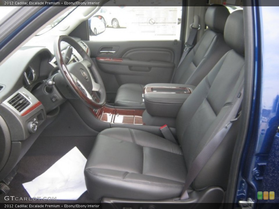 Ebony/Ebony Interior Photo for the 2012 Cadillac Escalade Premium #62517746