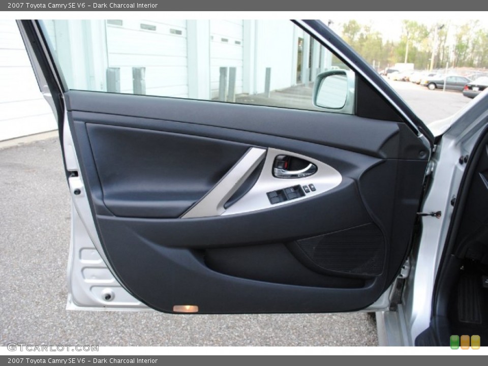 Dark Charcoal Interior Door Panel for the 2007 Toyota Camry SE V6 #62518903