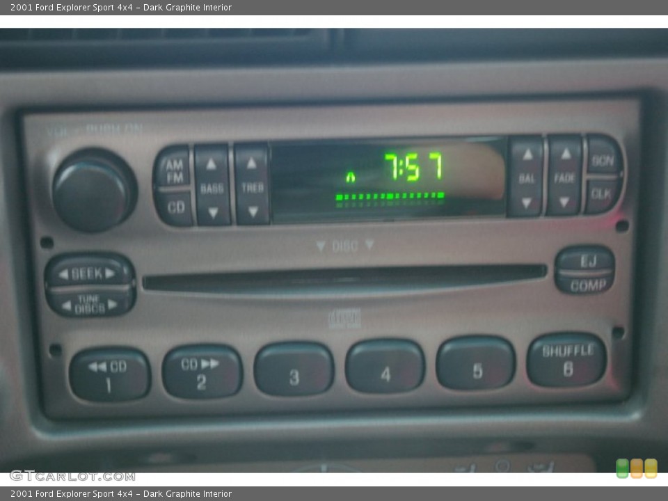 Dark Graphite Interior Audio System for the 2001 Ford Explorer Sport 4x4 #62519479