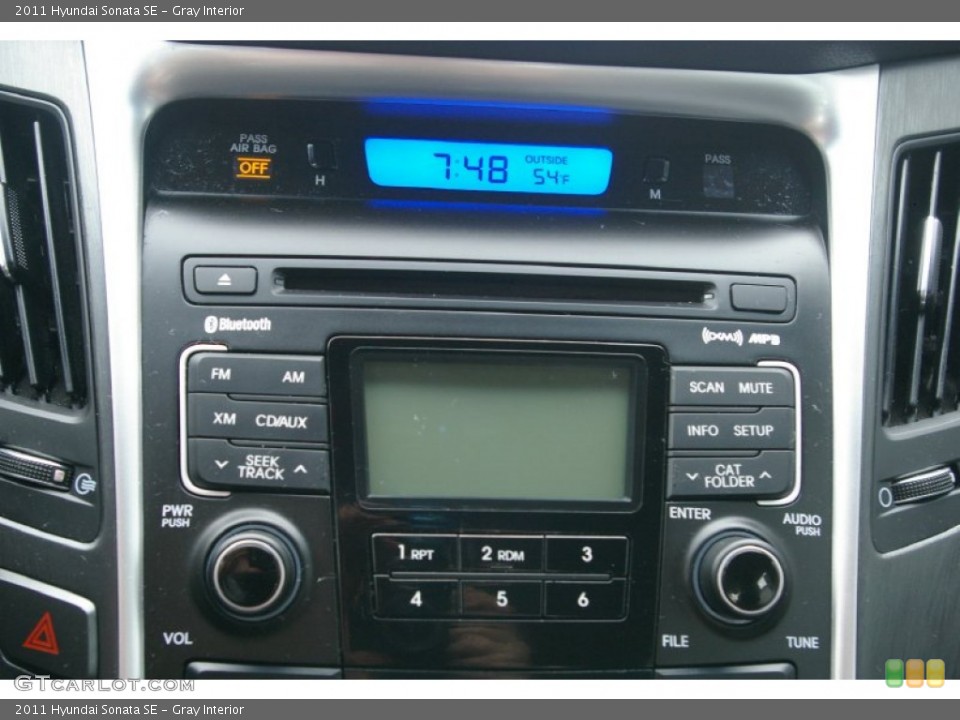 Gray Interior Audio System for the 2011 Hyundai Sonata SE #62519824