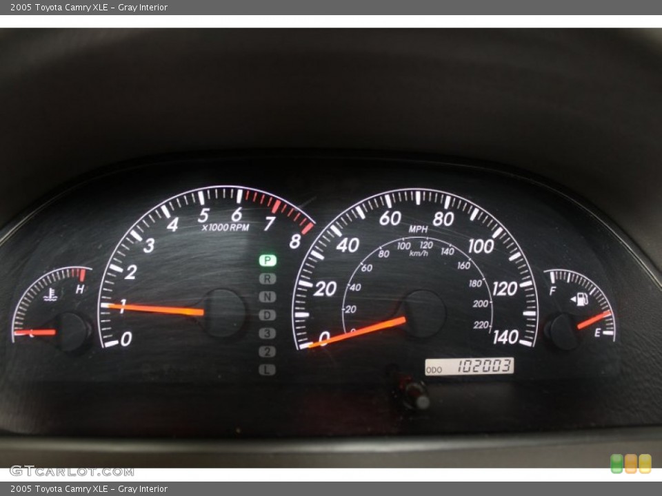 Gray Interior Gauges for the 2005 Toyota Camry XLE #62520631