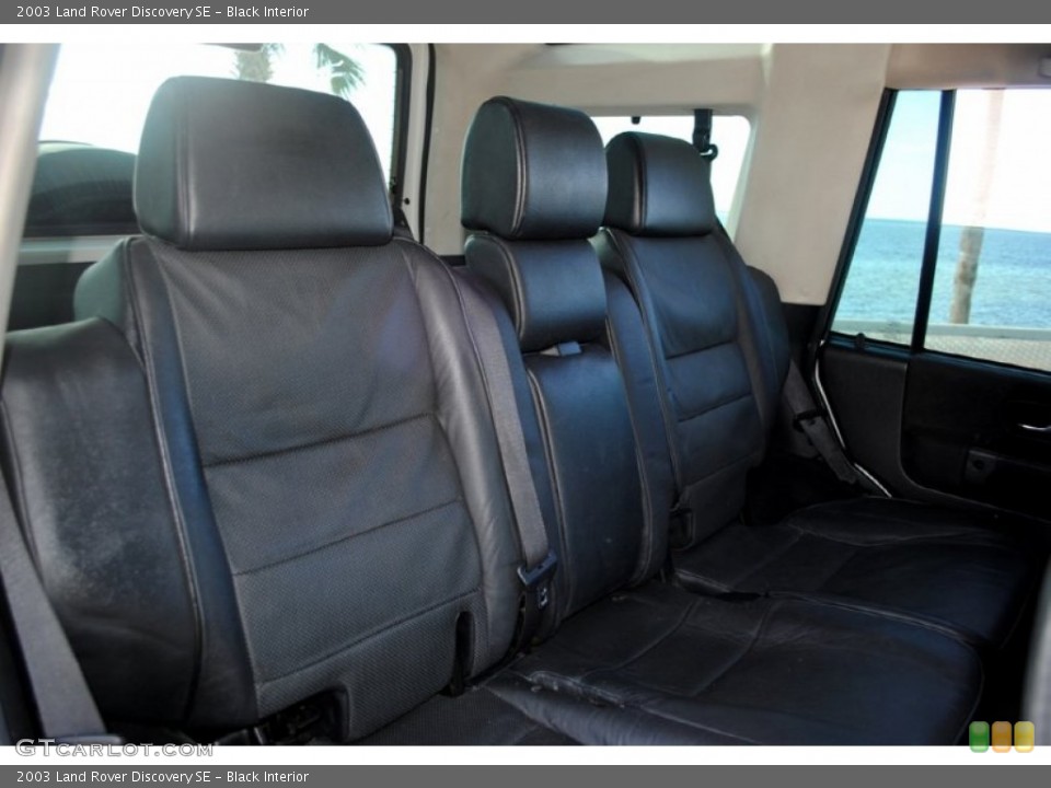Black Interior Rear Seat for the 2003 Land Rover Discovery SE #62520808