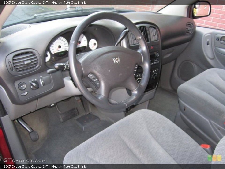 Medium Slate Gray 2005 Dodge Grand Caravan Interiors