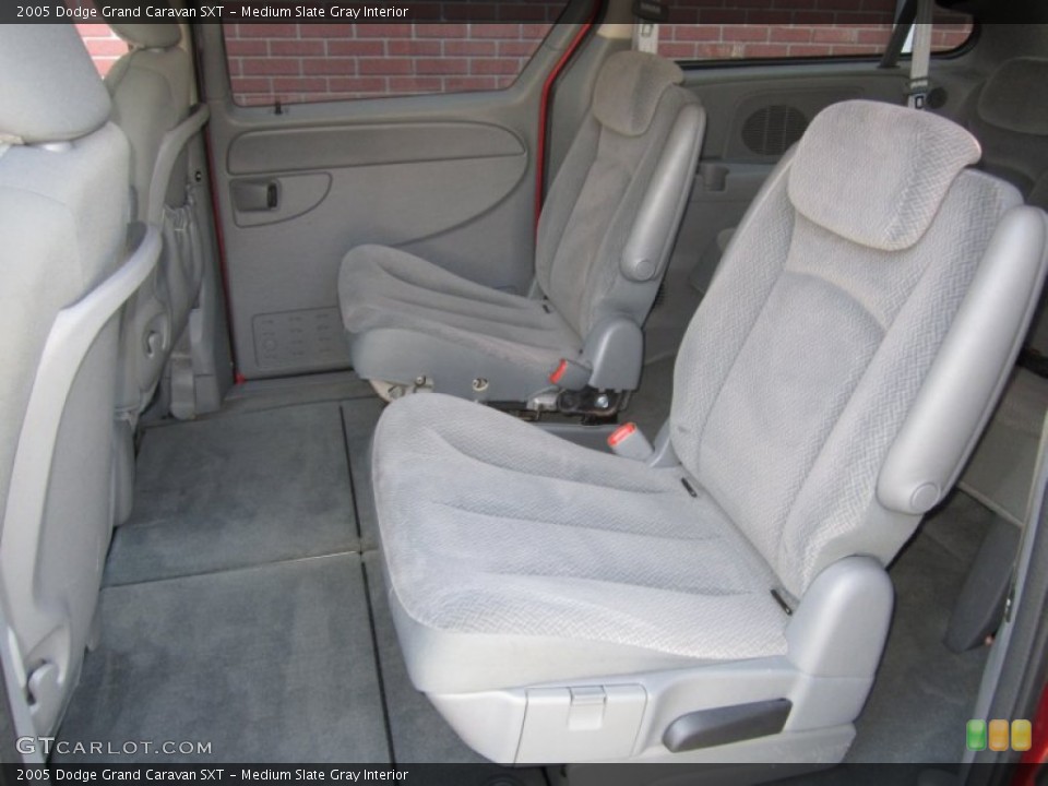 Medium Slate Gray Interior Rear Seat for the 2005 Dodge Grand Caravan SXT #62522064