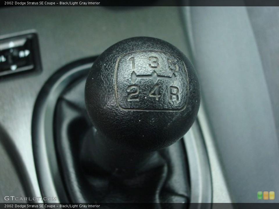 Black/Light Gray Interior Transmission for the 2002 Dodge Stratus SE Coupe #62522611