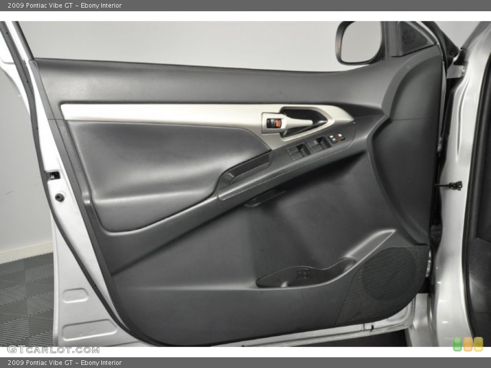 Ebony Interior Door Panel for the 2009 Pontiac Vibe GT #62522807