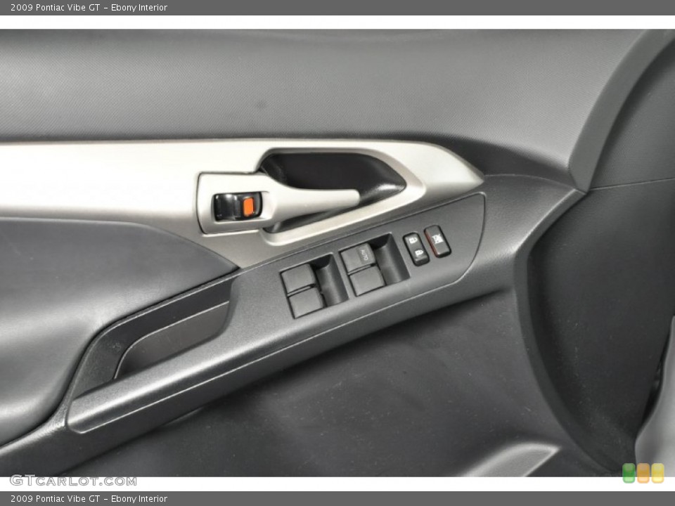 Ebony Interior Controls for the 2009 Pontiac Vibe GT #62522816