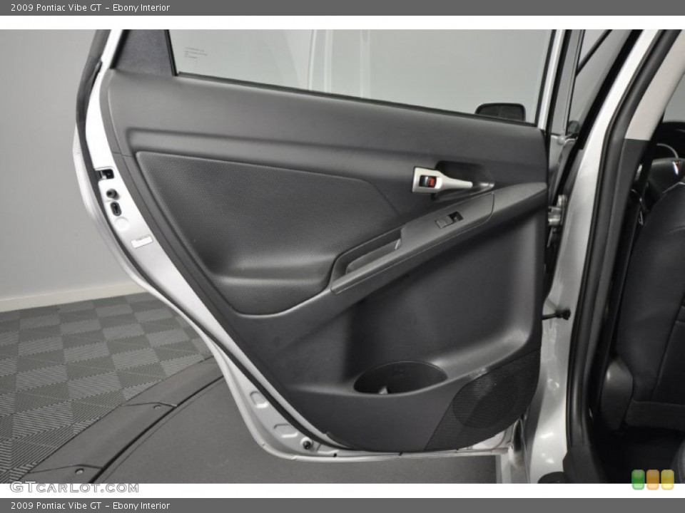 Ebony Interior Door Panel for the 2009 Pontiac Vibe GT #62522861