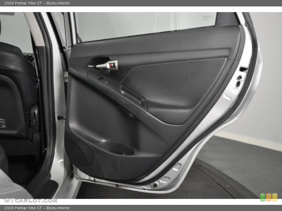 Ebony Interior Door Panel for the 2009 Pontiac Vibe GT #62522905