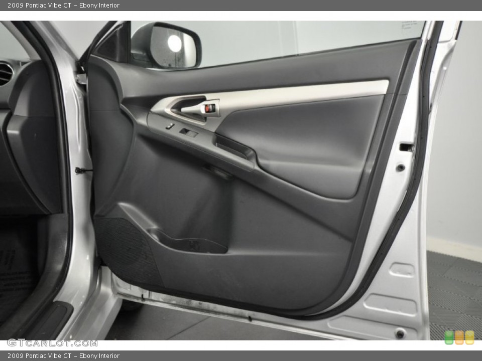 Ebony Interior Door Panel for the 2009 Pontiac Vibe GT #62522931