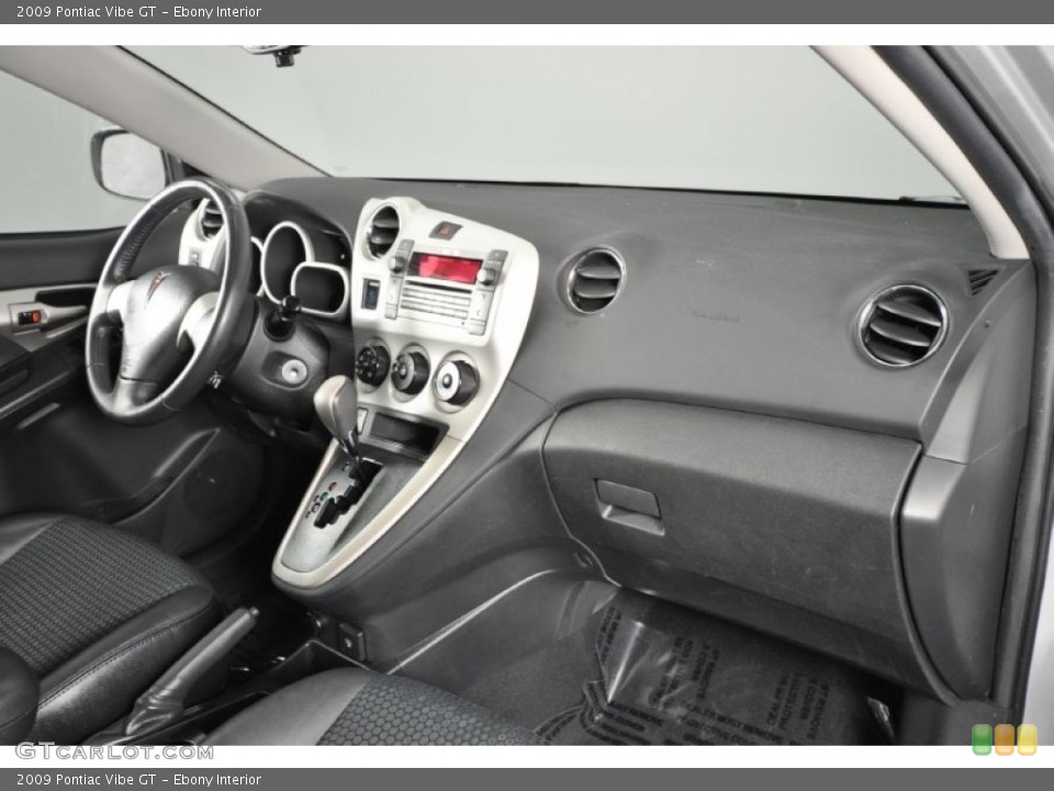 Ebony Interior Dashboard for the 2009 Pontiac Vibe GT #62522941