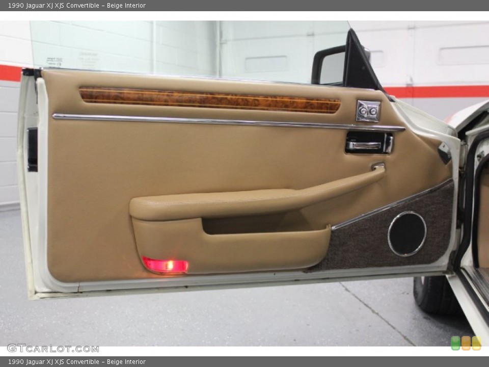 Beige Interior Door Panel for the 1990 Jaguar XJ XJS Convertible #62523096