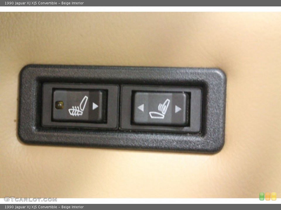 Beige Interior Controls for the 1990 Jaguar XJ XJS Convertible #62523118