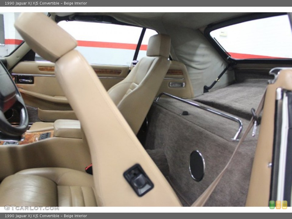 Beige Interior Photo for the 1990 Jaguar XJ XJS Convertible #62523181