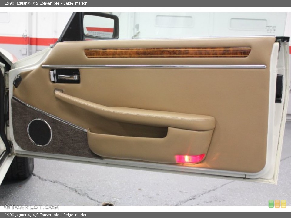 Beige Interior Door Panel for the 1990 Jaguar XJ XJS Convertible #62523202