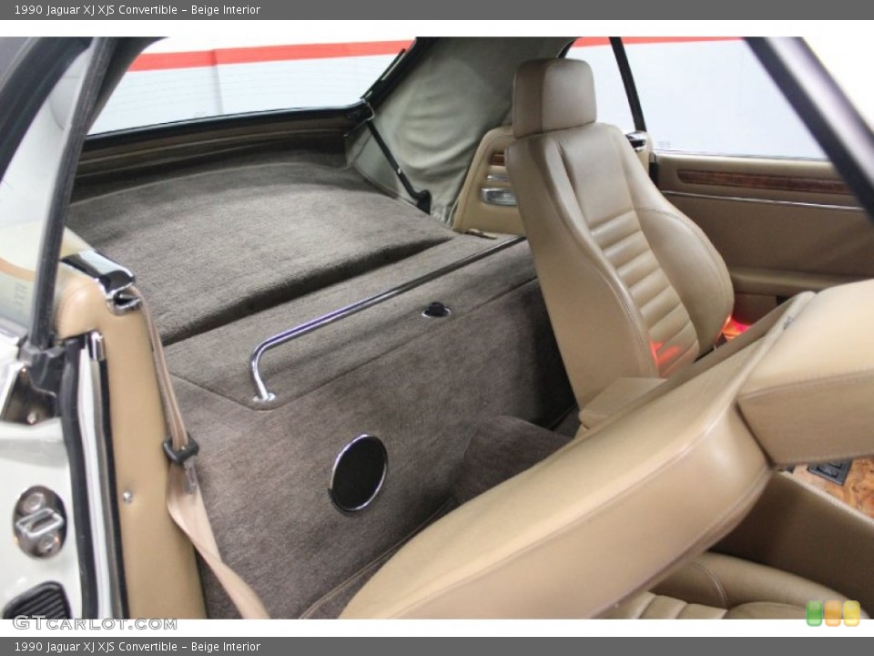 Beige Interior Photo for the 1990 Jaguar XJ XJS Convertible #62523266