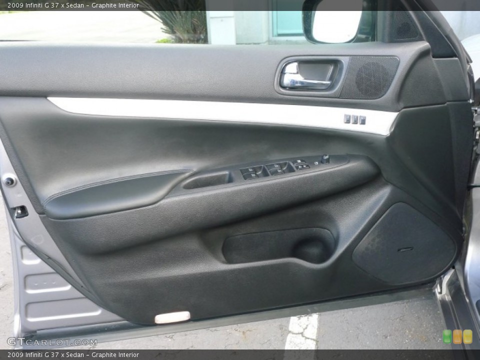 Graphite Interior Door Panel for the 2009 Infiniti G 37 x Sedan #62523385