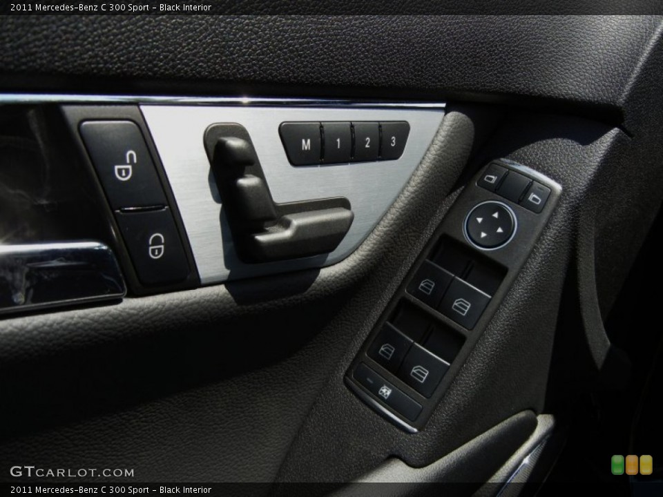 Black Interior Controls for the 2011 Mercedes-Benz C 300 Sport #62523698