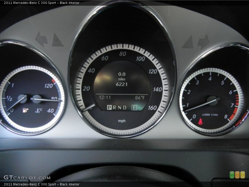 Black Interior Gauges for the 2011 Mercedes-Benz C 300 Sport #62523770