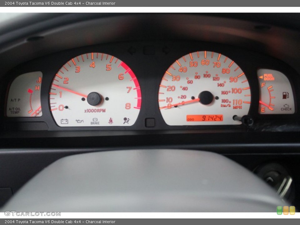 Charcoal Interior Gauges for the 2004 Toyota Tacoma V6 Double Cab 4x4 #62524364