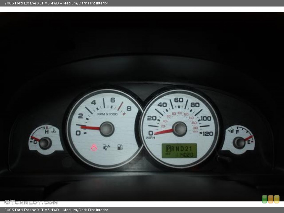 Medium/Dark Flint Interior Gauges for the 2006 Ford Escape XLT V6 4WD #62524895