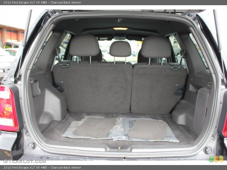 Charcoal Black Interior Trunk for the 2010 Ford Escape XLT V6 4WD #62526104