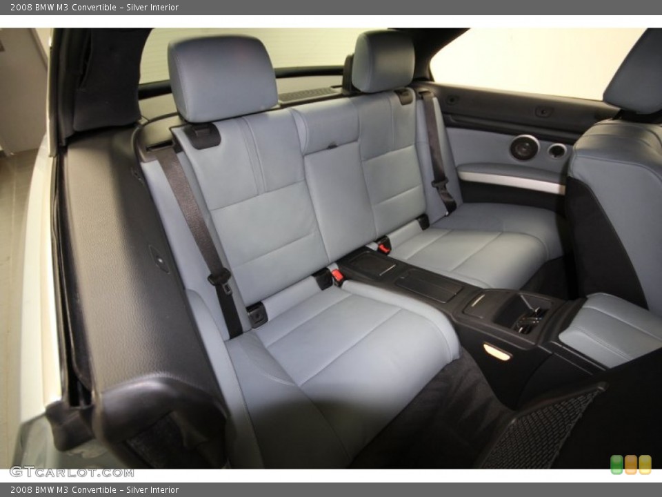 Silver Interior Rear Seat for the 2008 BMW M3 Convertible #62527142