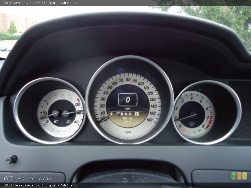Ash Interior Gauges for the 2012 Mercedes-Benz C 250 Sport #62527319