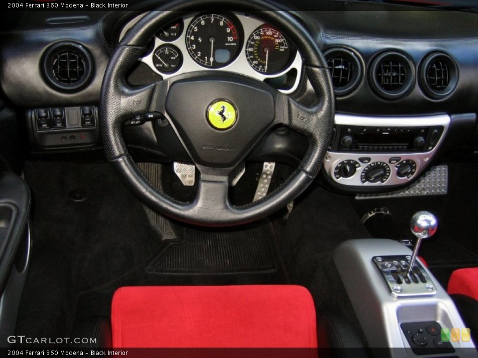 Black Interior Dashboard for the 2004 Ferrari 360 Modena #62527619