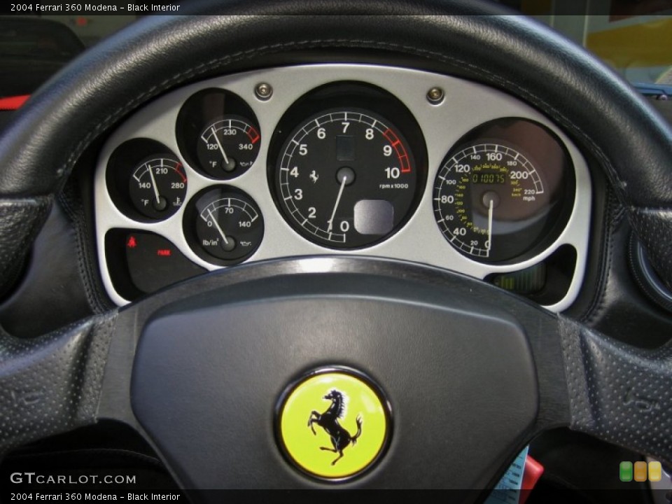 Black Interior Gauges for the 2004 Ferrari 360 Modena #62527657