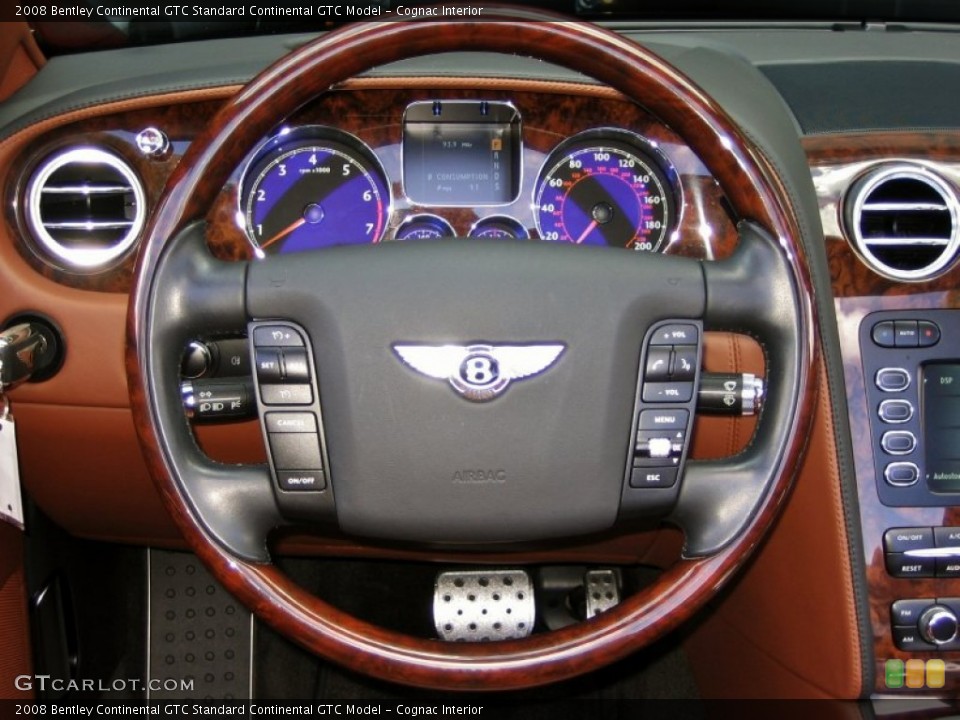 Cognac Interior Steering Wheel for the 2008 Bentley Continental GTC  #62527972