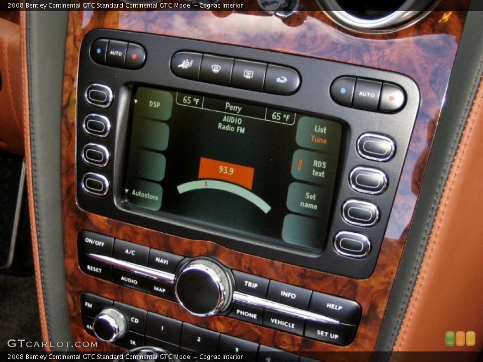 Cognac Interior Controls for the 2008 Bentley Continental GTC  #62527985