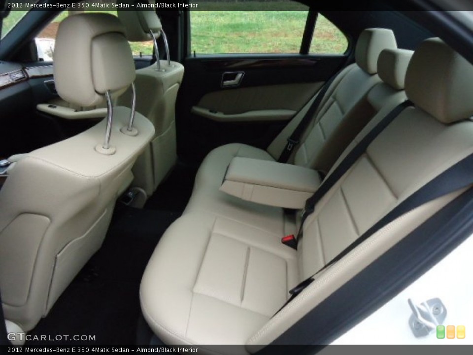 Almond/Black Interior Photo for the 2012 Mercedes-Benz E 350 4Matic Sedan #62528183